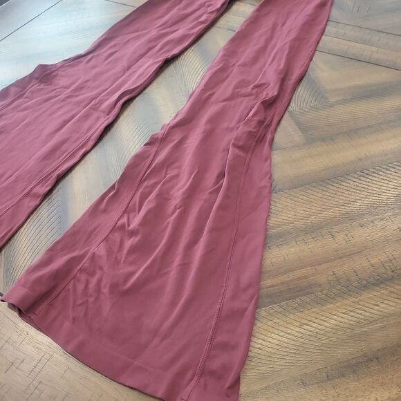 Free People Good Karma Flares Maroon XS/S - Picture 5 of 7